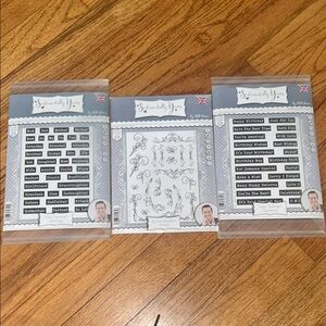 Craft Stamp Sets - Black and Gray
